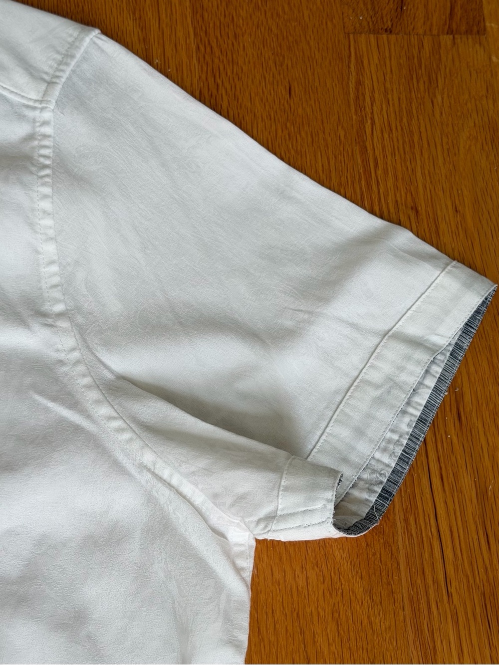 Robert Graham Cotton S/Sleeve Button Up Men’s Size 3XL XXXL White Classic Fit - Picture 4 of 8